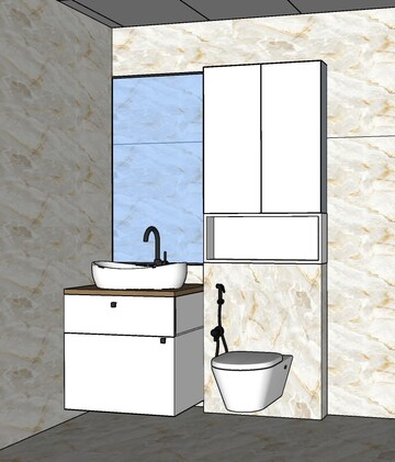 Bathroom in 2 BHK Apartment at Mayur Colony – for Sale