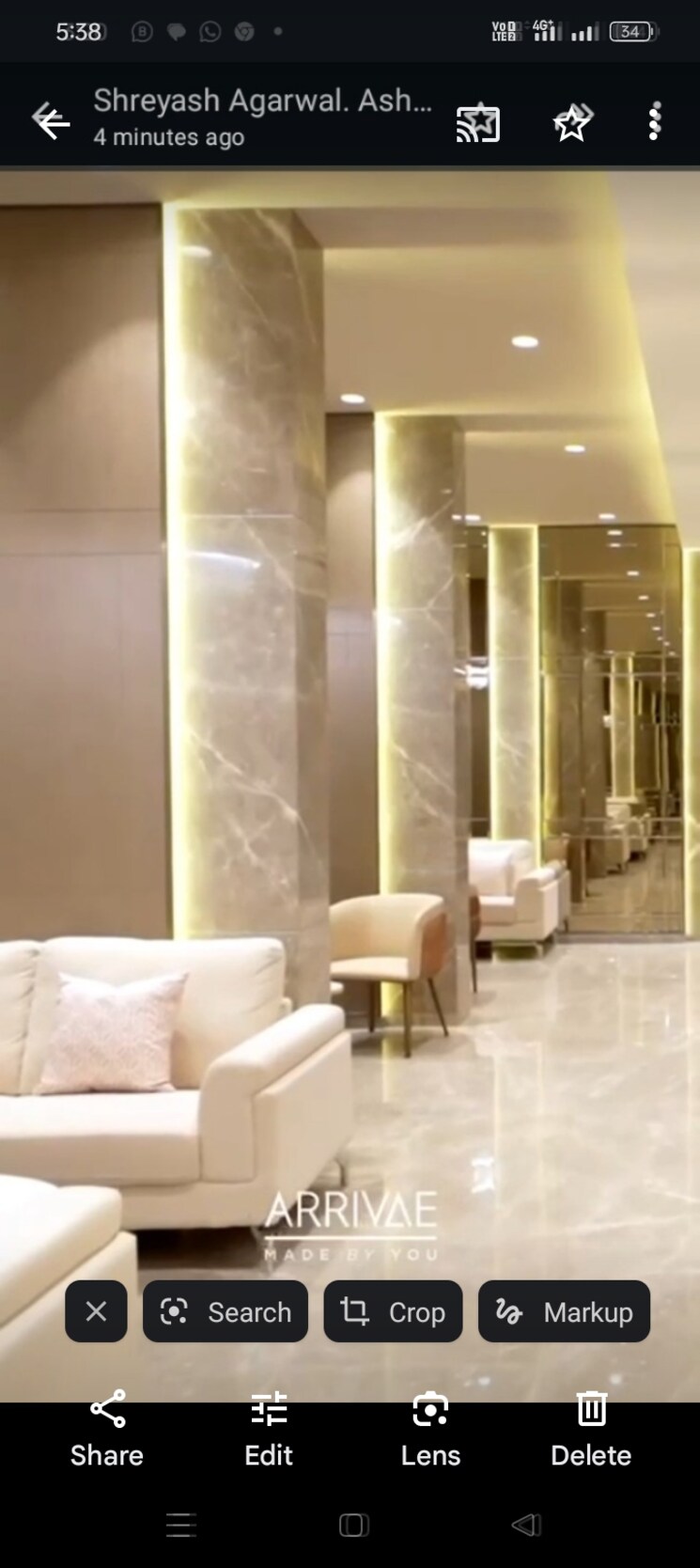 Living Room, adani-the-views 2 Bedroom 827 Sq.Ft. Apartment In Ghatkopar East Mumbai 7335523