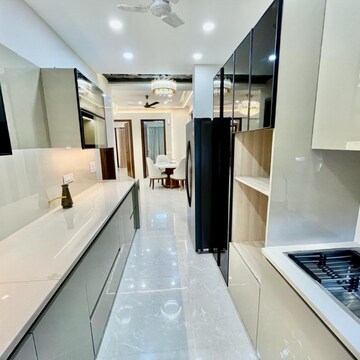 Kitchen in 3 BHK Builder Floor at Patiala Road – for Sale