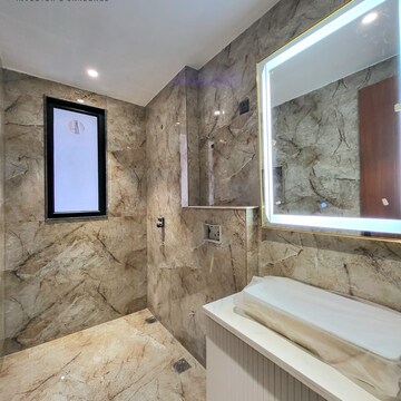 Living Room in 4 BHK Builder Floor at Unitech South City II, South City 2 – for Sale