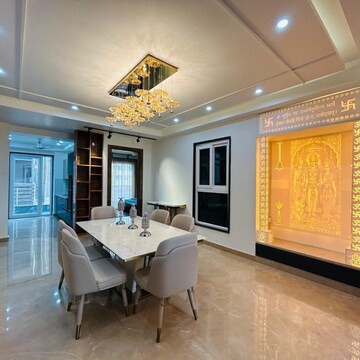 Living Room in 4 BHK Builder Floor at Unitech South City II, South City 2 – for Sale