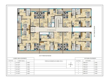 Master Plan in 1 BHK Apartment at Riddhi Siddhi Complex Kalher, Kalher – for Sale