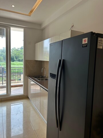 Building Lobby in 3 BHK Apartment at Dhakoli Village – for Sale