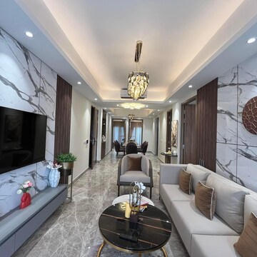 Living Room in 4 BHK Apartment at Conscient Heritage Max, Sector 102 – for Sale