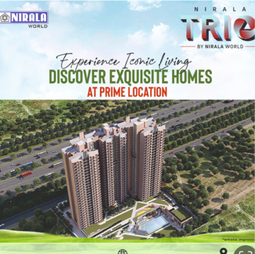 3 BHK Apartment – Exterior View View at Nirala Trio, Patwari - for Sale