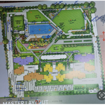 Master Plan in 3 BHK Apartment at Nirala Trio, Patwari – for Sale