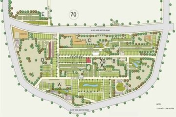  Plot – Exterior View View at Bptp Astaire GardeN-Monet Floors, Sector 70a - for Sale