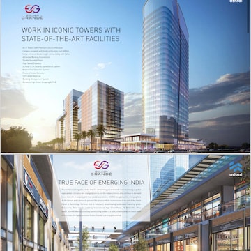  Office Space – Exterior View View at Ashrai Golden Grande, Amrapali Dream Valley - for Sale