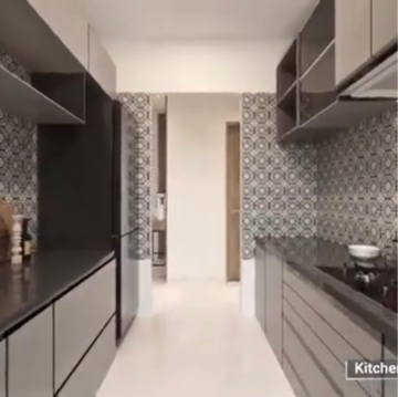 Kitchen in 3 BHK Apartment at Lodha Amara, Sandoz Baug – for Sale