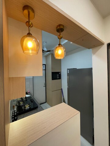 Kitchen in 1 BHK Apartment at Ashar Metro Towers, Vartak Nagar – for Sale