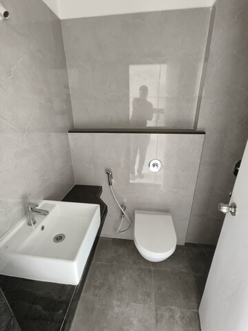 Attached Bathroom in 1 BHK Apartment at Ashar Metro Towers, Vartak Nagar – for Sale