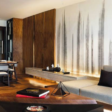 Living Room in 3 BHK Apartment at Krisumi Waterside Residences, Sector 36a – for Sale