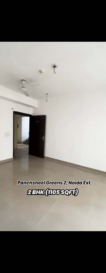 Master Bedroom in 2 BHK Apartment at Panchsheel Greens II, Sector 16 Greater Noida – for Sale