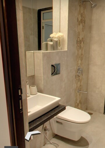 Bathroom in 1 BHK Apartment at K Raheja Heights, Malad East – for Sale