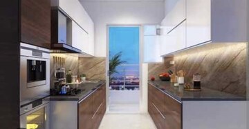 Kitchen in 2 BHK Apartment at Sheth Auris Serenity Tower 2, Malad West – for Sale