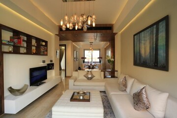 Living Room in 3 BHK Apartment at Ambience Creacions, Sector 22 – for Sale