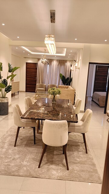 Living Room in 3 BHK Apartment at Manohar Singh Palm Residency, Mullanpur – for Sale