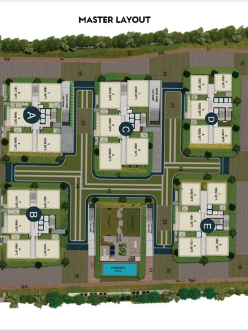 Floor Plan in 3 BHK Apartment at Candeur Crescent, Serilingampally – for Sale