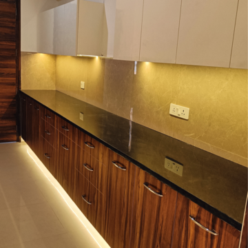 Kitchen in 3 BHK Apartment at Manohar Singh Palm Residency, Mullanpur – for Sale