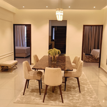 Living Room in 3 BHK Apartment at Manohar Singh Palm Residency, Mullanpur – for Sale