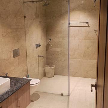 Bathroom in 4 BHK Apartment at Manohar Singh Palm Residency, Mullanpur – for Sale