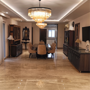 Living Room in 4 BHK Apartment at Manohar Singh Palm Residency, Mullanpur – for Sale