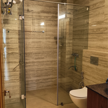 Bathroom in 4 BHK Apartment at Manohar Singh Palm Residency, Mullanpur – for Sale