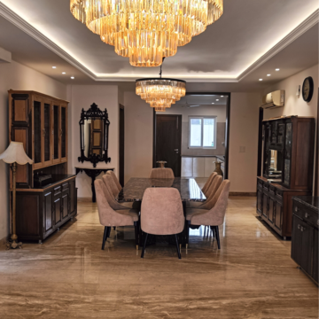 Living Room in 4 BHK Apartment at Manohar Singh Palm Residency, Mullanpur – for Sale