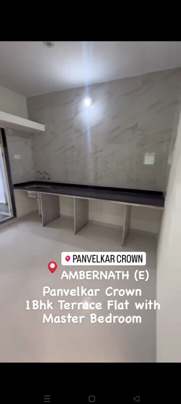 Kitchen in 1 BHK Apartment at Panvelkar Crown, Ambernath – for Sale