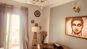 Living Room in 2 BHK Apartment at Nirala Estate, Tech Zone 4 Greater Noida – for Sale