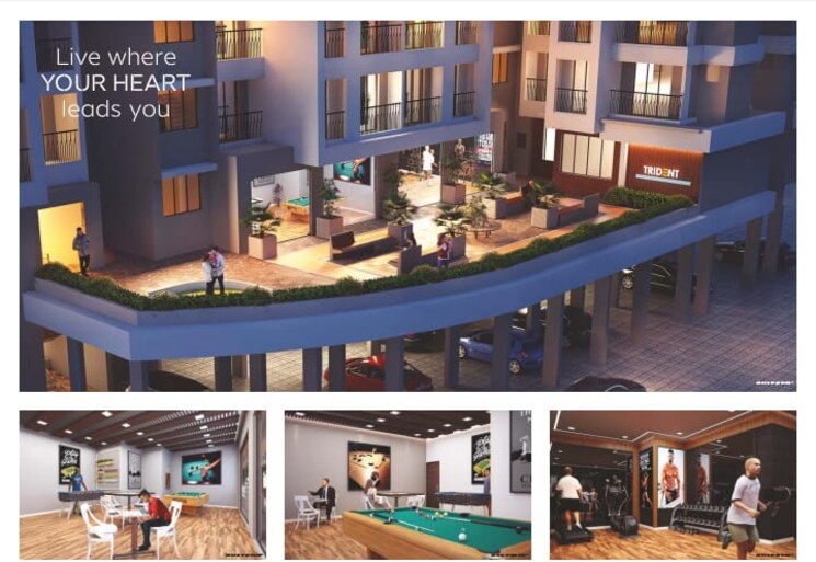 Gym, shri-krishna-trident-a 3 Bedroom 1484 Sq.Ft. Apartment In Katrap Thane 7342631