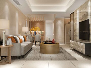Living Room in 3 BHK Builder Floor at Signature Global Park, Sohna Sector 36 – for Sale