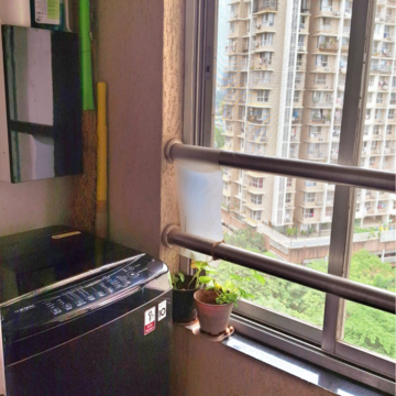 Balcony in 3 BHK Apartment at Divine Aspen Garden, Sonawala Industry Estate – for Sale