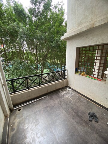 Balcony in 2 BHK Apartment at Raheja Vistas Phase 3, Mohammadwadi – for Rent