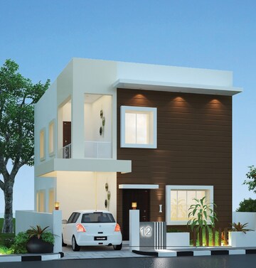 4 BHK Villa – Exterior View View at Squarius Green Ridge, Kowkoor - for Sale