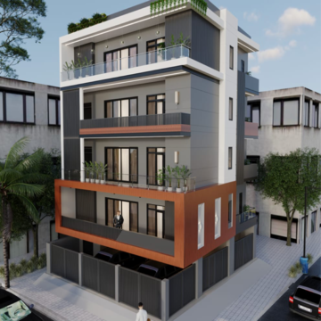 3 BHK Builder Floor – Exterior View View at Naraina - for Sale