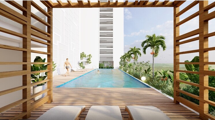 Swimming Pool, gajra-bhoomi-serenity 3 Bedroom 1020 Sq.Ft. Apartment In Kharghar Navi Mumbai 7347754