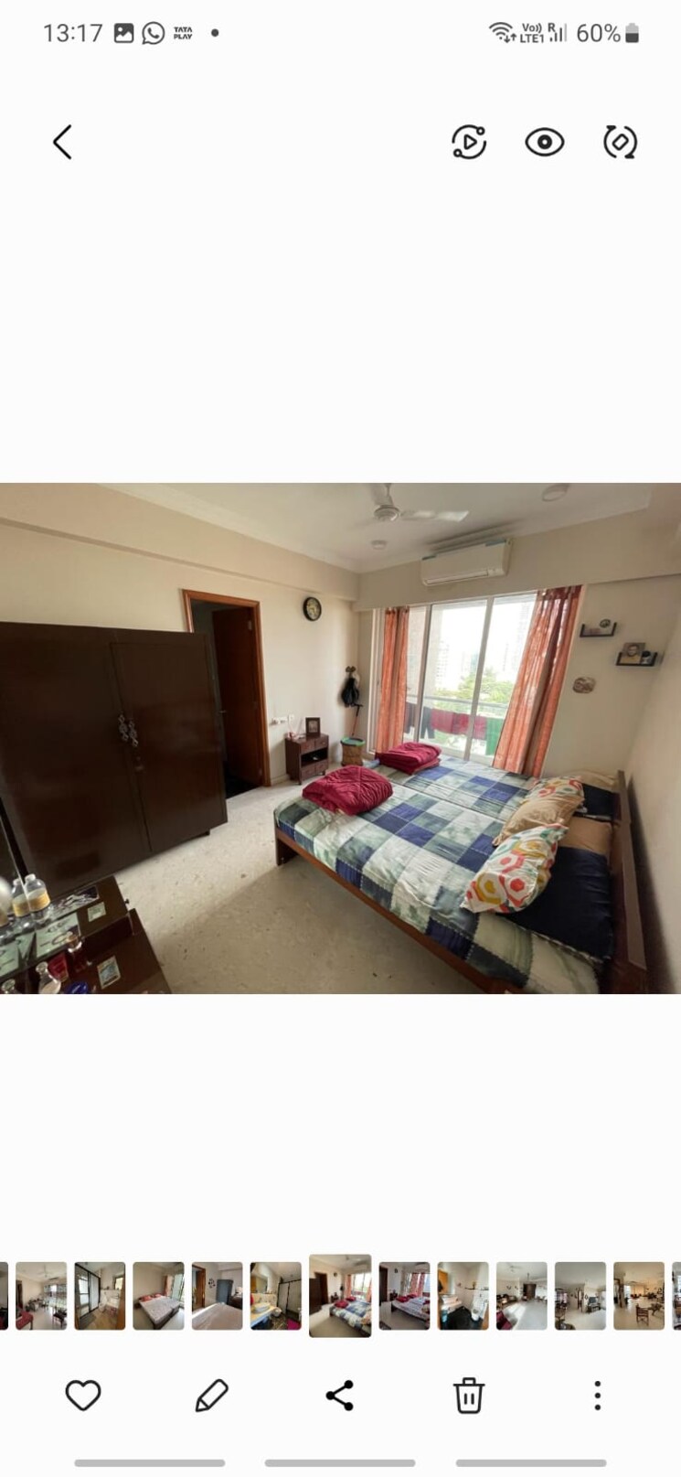 Bedroom, ekta-invictus 4 Bedroom 1900 Sq.Ft. Apartment In Dadar East Mumbai 7348574