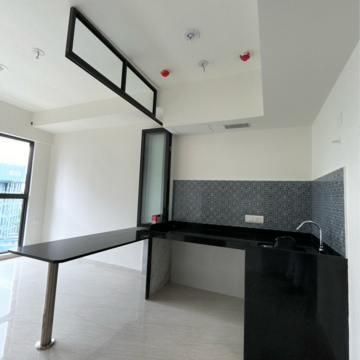 Kitchen in 1 BHK Apartment at Lodha Crown Quality Homes, Balkum Pada – for Sale