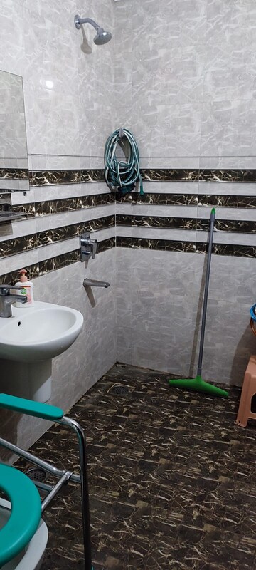 Bathroom in 3 BHK Apartment at Golden Sand Apartments, Dhakoli Village – for Sale