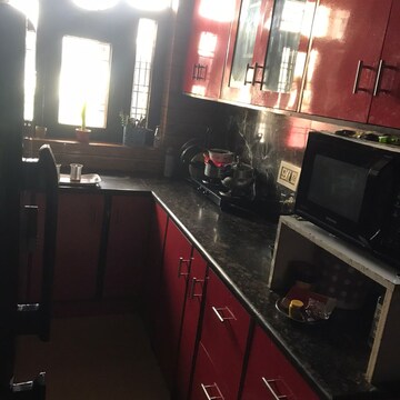 Kitchen in 3 BHK Builder Floor at Spring Field Colony – for Sale
