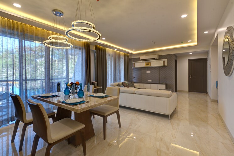Living Room, capricorn-one-green-park 4 Bedroom 1942 Sq.Ft. Apartment In Kondhwa Pune 7352301
