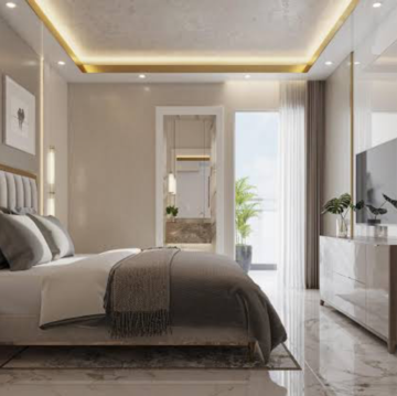 Living Room in 3.5 BHK Apartment at M3M Antalya Hills, Sector 79 – for Sale