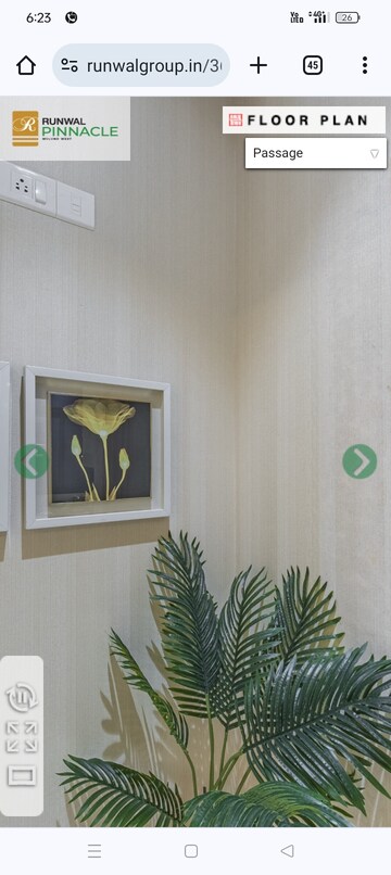 Furnished Amenities in 2 BHK Apartment at Runwal Pinnacle, Mulund West – for Sale