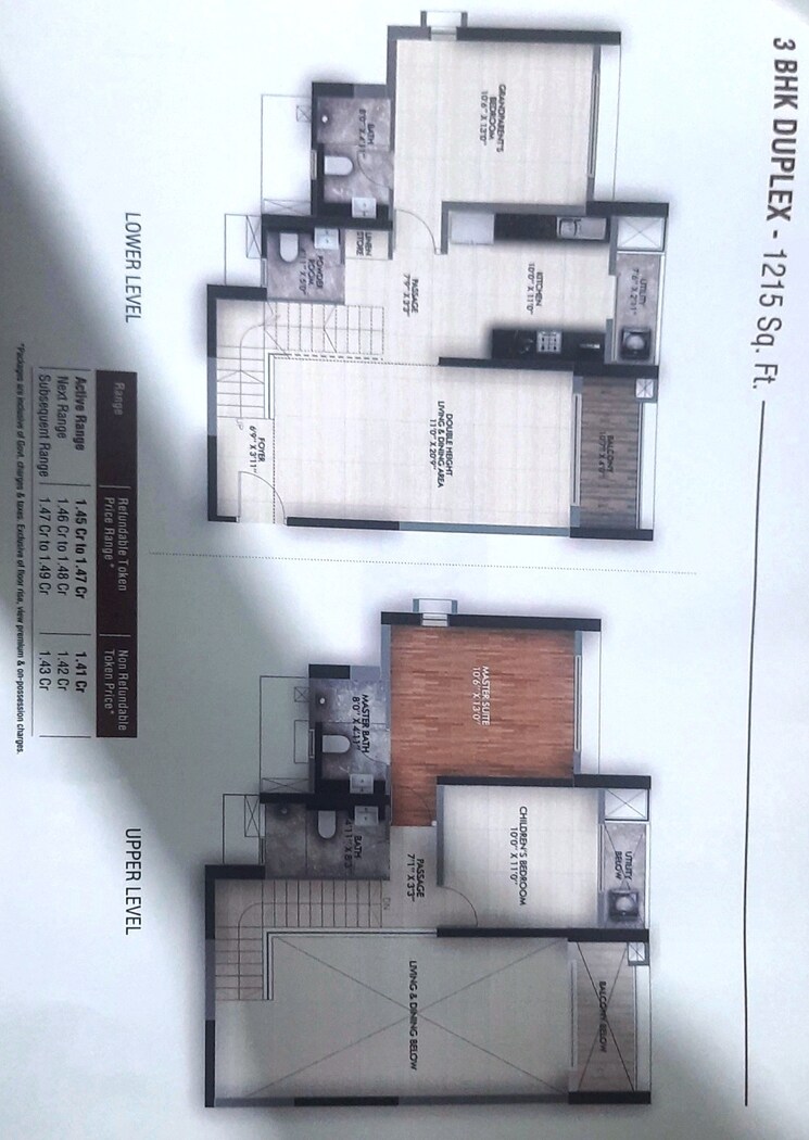 Floor Plan, gera-winds-of-joy 3 Bedroom 900 Sq.Ft. Apartment In Hinjewadi Pune 7355397