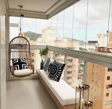 Balcony in 3.5 BHK Apartment at Sector 12 Dwarka – for Sale