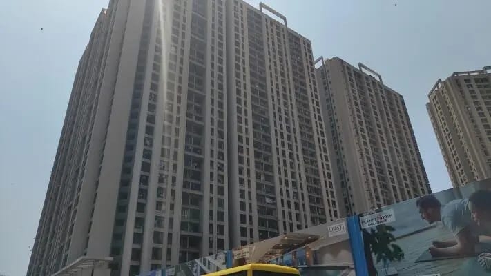 2.5 BHK Apartment For Rent in Dosti Planet North Opal Sil Phata Thane  7355860