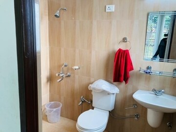 Bathroom in 1 BHK Apartment at Sahu City, Sultanpur Road – for Sale
