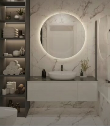 Bathroom in 3.5 BHK Apartment at Sector 12 Dwarka – for Sale
