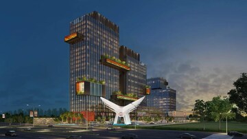  Office Space – Exterior View View at GYGY Mentis, Sector 140 - for Sale